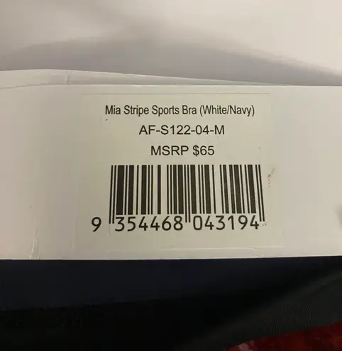 Allfenix Mia Stripe Sports Bra