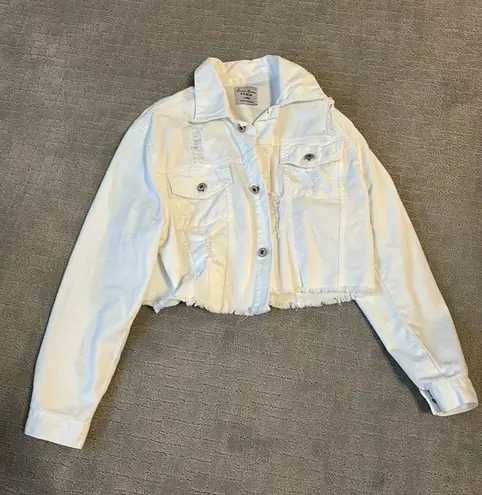 Levi's Levi distressed cropped jacket