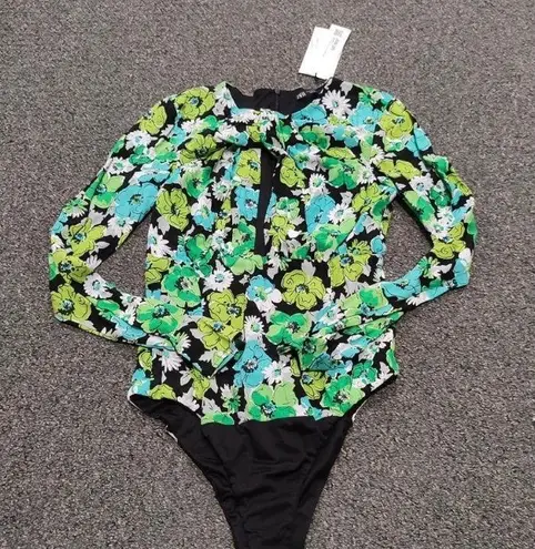 ZARA FLORAL PRINT ROLLED BODY