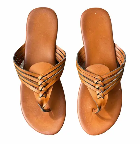 American Eagle  Braided Cork Wedge Sandals