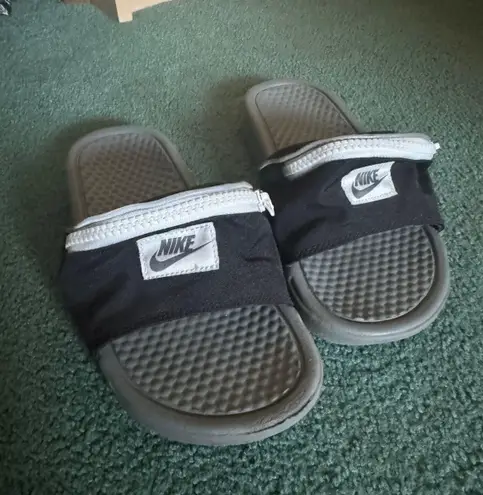 Nike Zip Up Slides