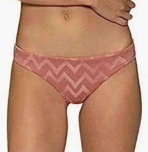 NWT Tavik Ali Mini Swim Bottom Textured Chevron in Rose Dawn