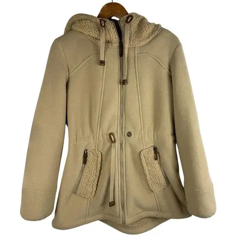 Koolaburra by UGG Small Bonded Fleece Tan / Beige Jacket Coat Sherpa