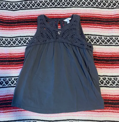 Time & Tru Crochet Tank