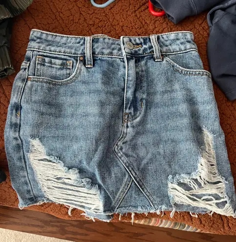 PacSun Jean Skirt