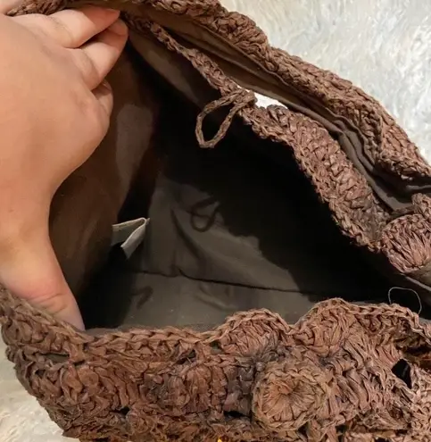 Brown Straw Tote