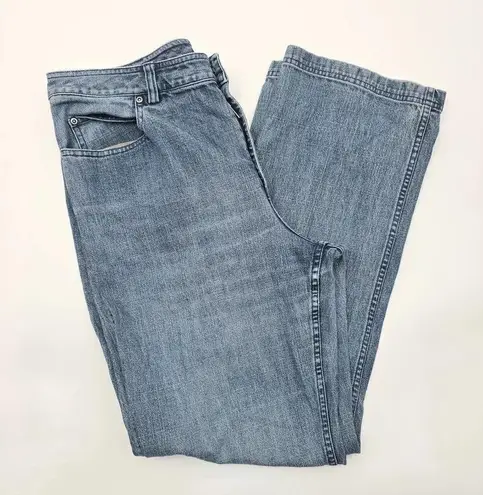 Duluth Trading Company Blue Denim Jeans Straight Pants 14x33 Size 14