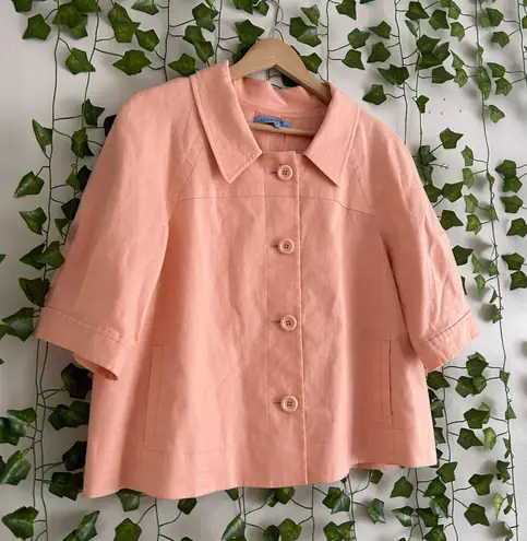 Antonio Melani Coral Pink Short Sleeve Jacket 