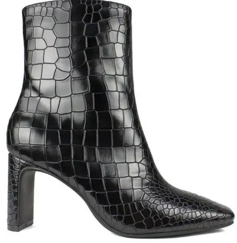 Seven Dials NEW  Nicole Alligator Embossed Bootie