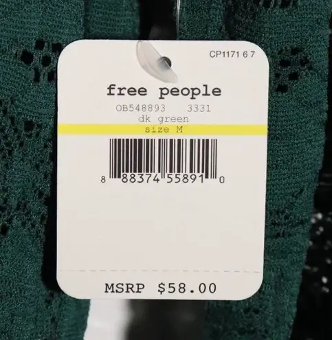 Free People NWT  Long Sleeve Top