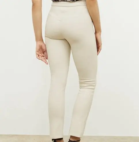 MM.LaFleur The Foster Cigarette Pant-PowerStretch Bone Adjustable Hem Size 2