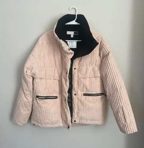 Topshop Womens **blush Corduroy Ski Jacket By  Sno