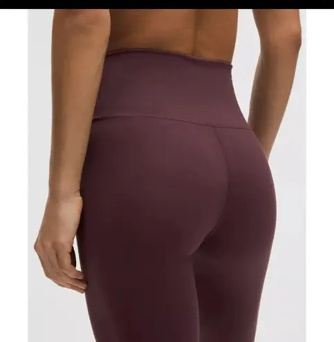 Lululemon Wunder Train High-Rise Tight 28" Goodnight Plum Size 6 NWT - Image 2