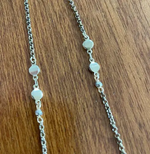 Lucky Brand Gem/Stone Gold Chain Necklace