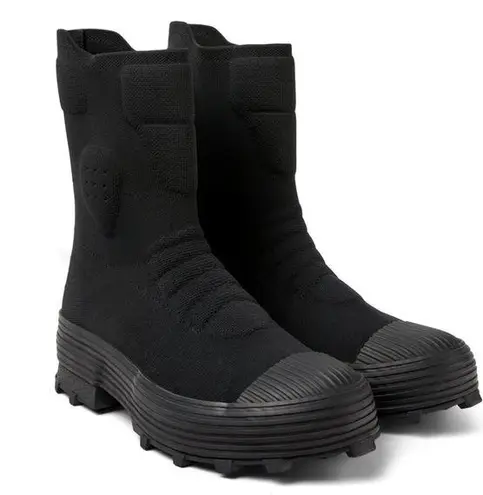 Camper. New! Lug Sole Boot Camper Traktor Boot. Black Size 11.5