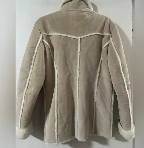 Massini Vintage Suede Leather Coat