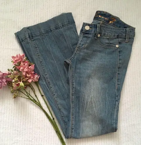 Seven7  Boho Flare Bell Botttom Flare Jeans 28