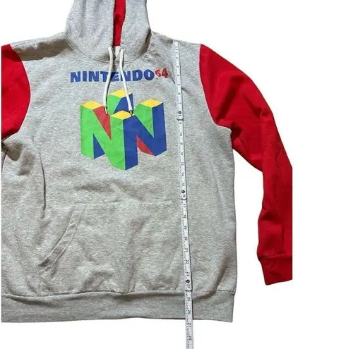 Nintendo  64 unisex gray graphic hoodie XL