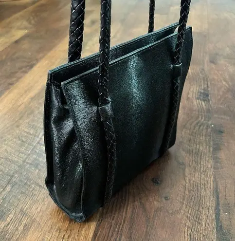 BALLY black leather mini shoulder bag, made in Italy