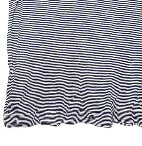 Aerie Navy Blue & White Striped Short Sleeve Oversized Lounge Tee