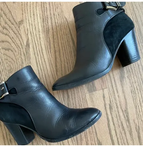 Louise et Cie Vasca Black Leather Booties