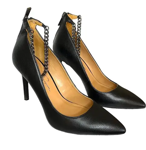 Jessica Simpson  | HALLIYE Black Pointed Toe Heel Pumps Size 8 1/2 M