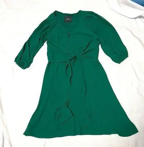 Maeve Anthropologie  Valparaiso Emerald Green Dress