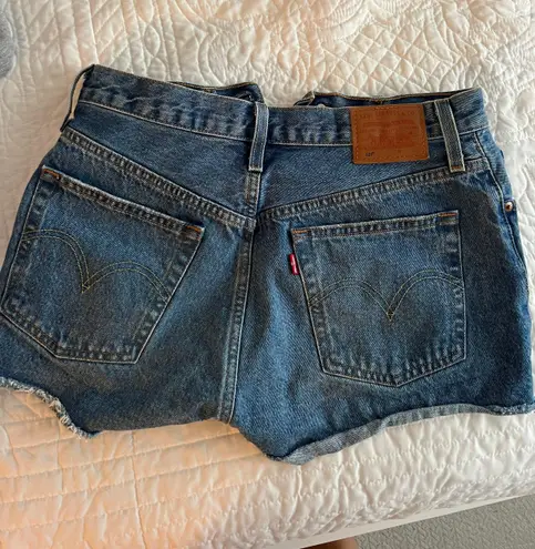 Levi's Levi 501 Original High Waist Cutoff Denim Shorts