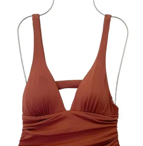 l*space NWT L* Sydney One Piece Open Back Swimsuit in Brown Sugar Size 6 | Small