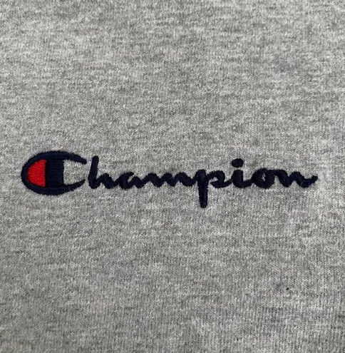Champion Grey Embroidered Classic Logo Tee