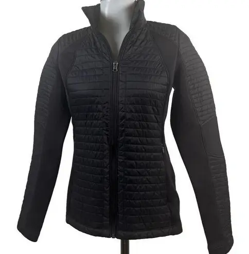 Carrie Underwood Calia Quilted Light Weight Puffer Jacket XS Black Winter Coat