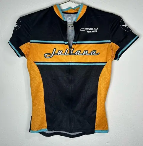 Juliana Women’s Cycling Jersey & Bib Short Set Capo Custom Sz M top/S bottom Black