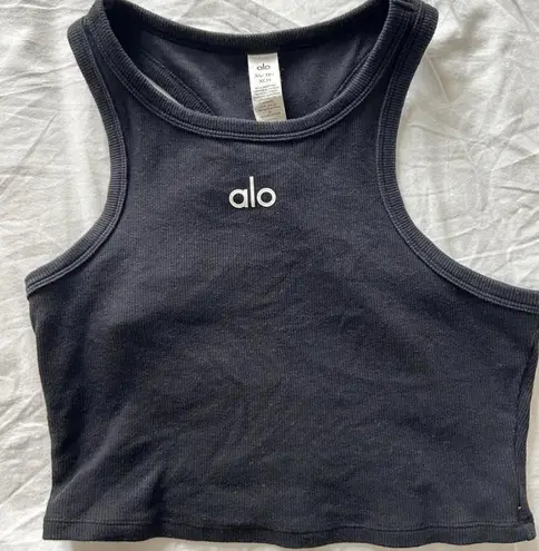 Alo Yoga  Tank Top Black - Image 2