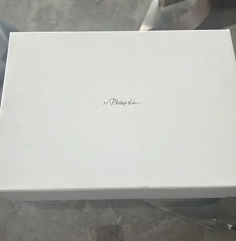 3.1 Phillip Lim Alexa Raffia & Leather Penny Loafers in Antique White/Black NEW