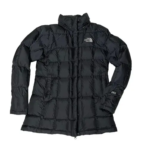 The North Face  Black PufferJacket Quilted Front & Back Logo Womens Size Small