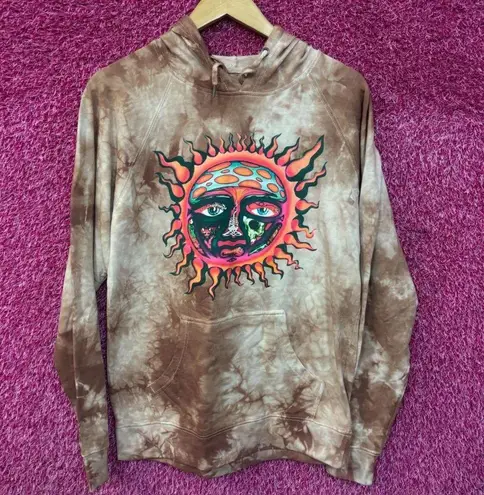 Sublime 1995 Summer Tour Tie Dye Ska Rock Band Hoodie Small