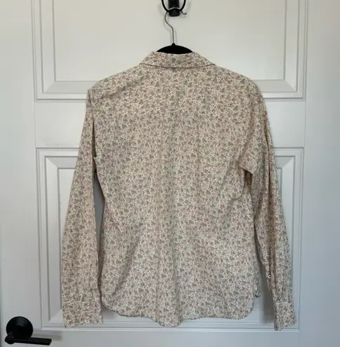 L.L.Bean Floral Button Down 