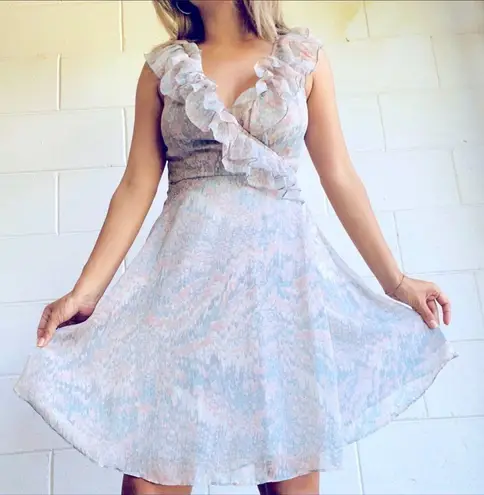 Love 21  ruffle wrap dress