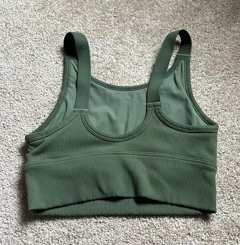 Aerie Offline by  Olive Green Sports Bra. Size Small