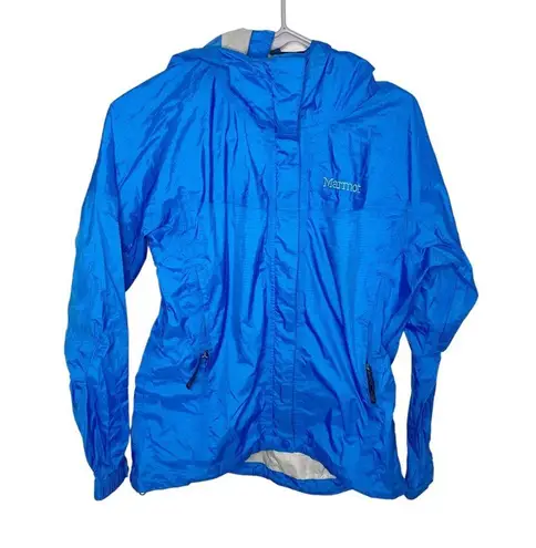 Marmot  royal blue jacket hooded size small