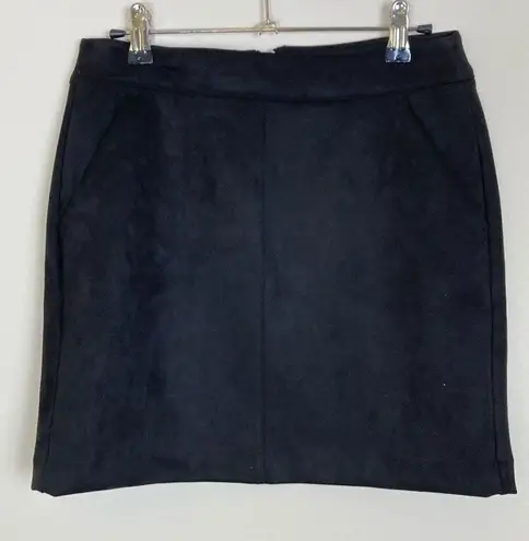 VERO MODA Faux Suede Mini Skirt with Back Zip Size XS (H13)
