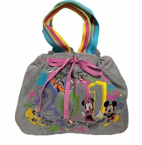 Disney 2011  Character Gray Shoulder Handbag