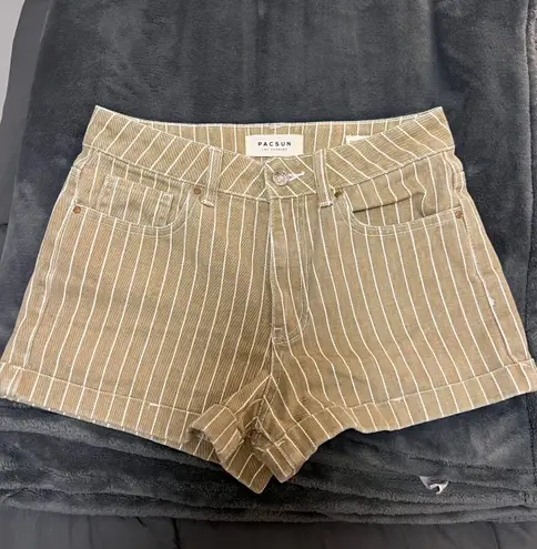 PacSun Striped Mom Short