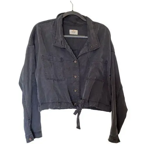 Marine layer Oslo Gray Tencel Jacket Chore Coat Size Extra Large