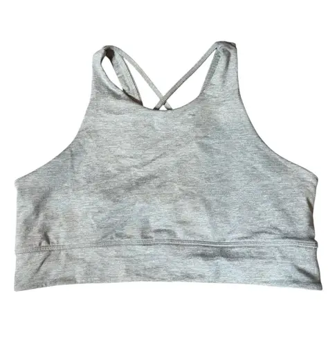 Vuori Womens Elevation Sports Bra Size XL Heather Gray No Size Workout Gym