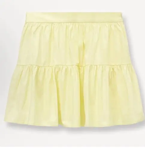 STAUD Yellow Skirt Size 6 NWT