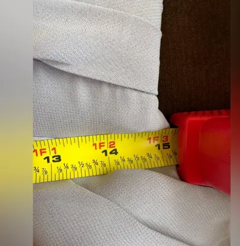 JJ's House JJ’s House Silver Cascading Chiffon Ruffle Lace Sequin Cocktail Dress Sz. 6 New!