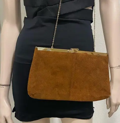 Vintage ETRA Genuine Leather Brown Suede Kiss