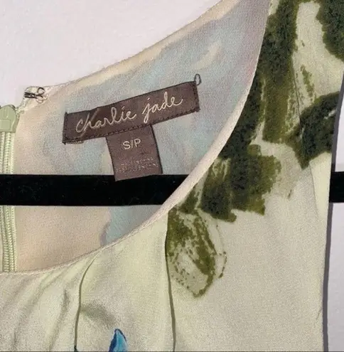 Charlie Jade floral silk dress Size Small