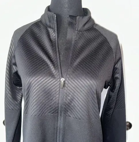 Antigua NWOT GOLF BLACK SOFT SHELL ZIP UP FLEECE JACKET